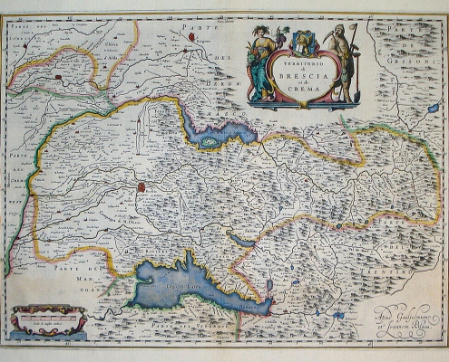 Mappa antica-Brescia 1667